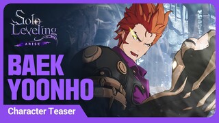 [Solo Leveling:ARISE] Character Teaser #14: Baek Yoon-ho