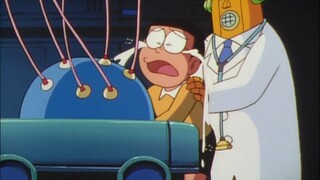 "Nobita menangis, siapa yang membuat Nobita menangis?"