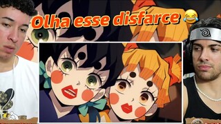 SE VESTIRAM DE MULHER KK 2T DEMON SLAYER Kimetsu no Yaiba 02 Yuukaku hen (REACT)