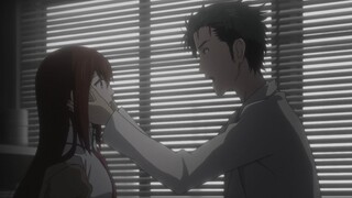 "Steins;Gate" The kiss just now wasn't deep enough, do it again, because I definitely don't want to 