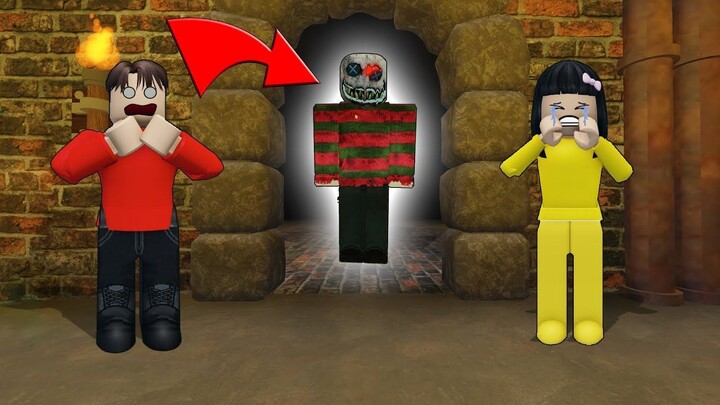 Yuta, Mio Dan Baby Celine Kabur Dari Rumah Fredy Krueger  ROBLOX