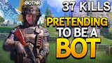 I WENT UNDERCOVER AS A BOT...LOL | 37 KILLS | CALL OF DUTY: MOBILE BATTLE ROYALE