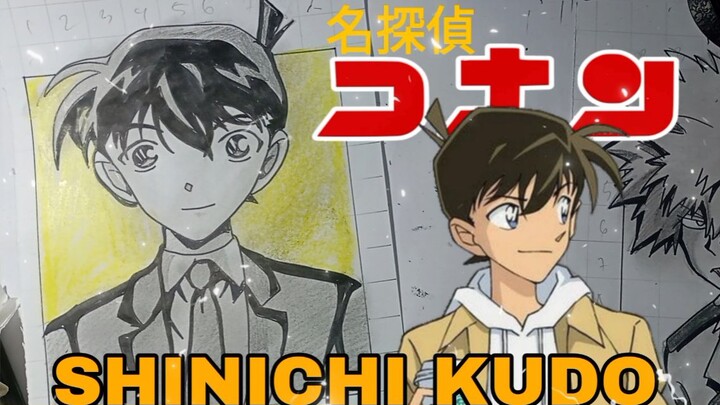 mengambar Shinichi kudo