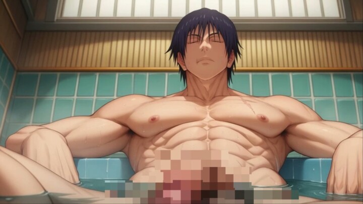 Shower with toji😳big dih