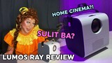 HOME CINEMA SA MURANG HALAGA! (LUMOS RAY Projector Review) - Lady Gagita