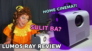 HOME CINEMA SA MURANG HALAGA! (LUMOS RAY Projector Review) - Lady Gagita
