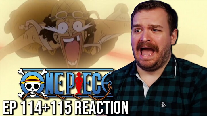 Usopp Is INVINCIBLE?!? | One Piece Ep 114+115 Reaction & Review | Alabasta Arc
