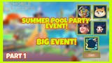 BIG EVENT! SUMMER POOL PARTY EVENT MLBB 2021 | GET ZILONG AND GUINEVERE SUMMER SKIN! EeXPi GAMING