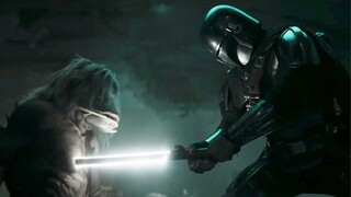 Mando Use Dark Saber VS Alamites | The Mandalorian Season 3 Episode 2 Fight Scene