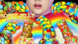 ASMR RAINBOW HONEY JELLY CANDY FROZEN|| MAKAN MADU BEKU || ASMR INDONESIA