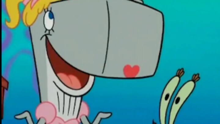 Mr. Krabs is a stingy man, but he gave everything to Zhen Zhen. He is really a good father! Mr. Krab
