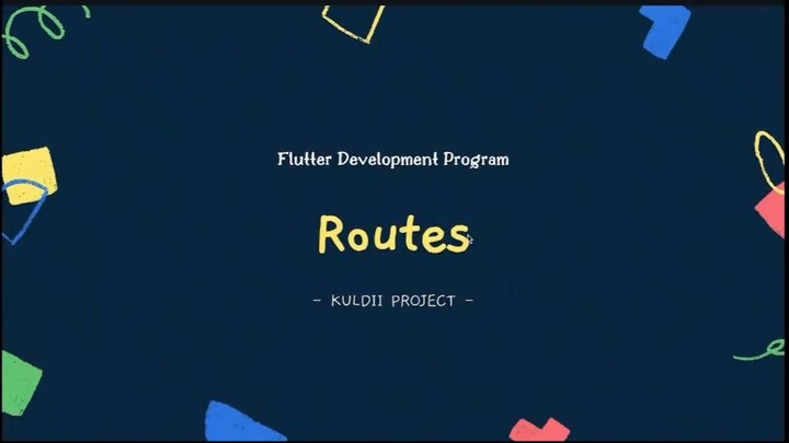 FLUTTER 23 Routes (Tutorial Flutter Bahasa Indonesia) - YouTube