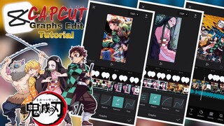 CAPCUT GRAPHS ANIME EDIT TUTORIAL | DJ INSIDE THE LINES