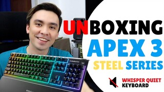 APEX 3 SteelSeries Unboxing