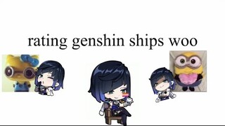 rating genshin impact ships! || gacha club [part 1]