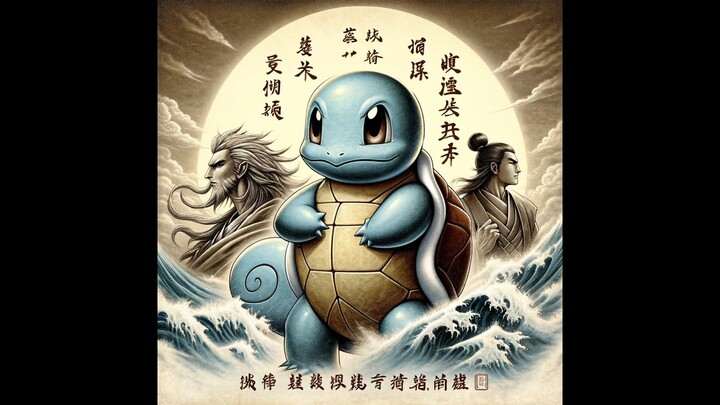 AI《龟虽寿》，但杰尼龟