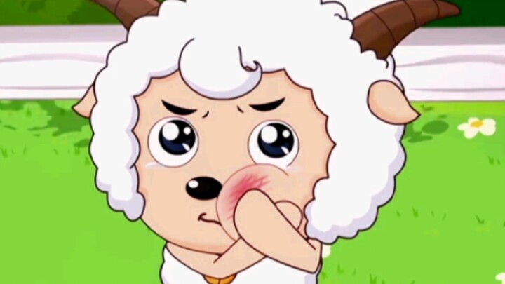 "You pinch yourself" cute Pleasant Goat