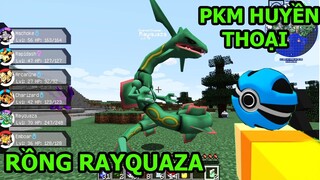 Thu Phục Thành Công Pokemon Huyền Thoại Rồng RAYQUAZA - Minecraft Pixelmon - Pokémon 3D Android Ios