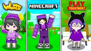 Ruby Thử Thách 24h Chơi MINECRAFT & MINI WORLD Và PLAY TOGETHER