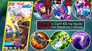 YIN OFFLANE MONSTER BUILD | YIN VS XBORG | BEST BUILD AND EMBLEM 2022 | MOBILE LEGENDS