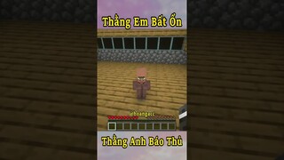 Khi Anh Đen Xì Xì Trông Thằng Em Bất Ổn 🤣 #shorts