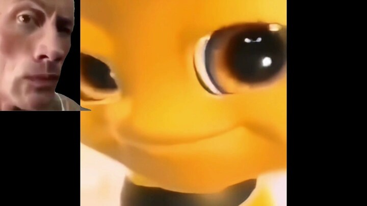 Shen Jin the bee raises an eyebrow, but every time she does, it triggers The Rock.