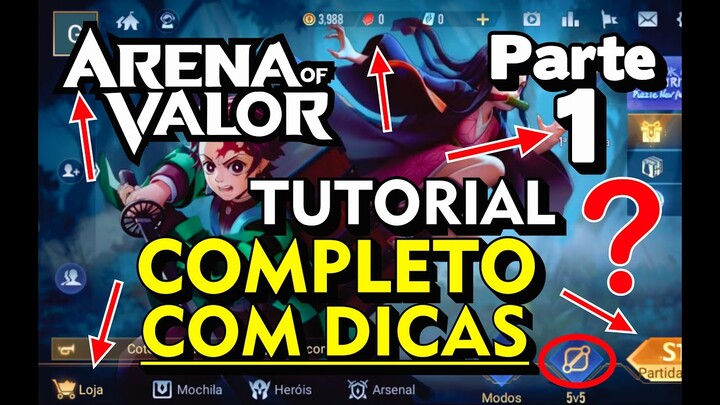 ARENA OF VALOR COMEÇANDO DO ZERO EM 2022