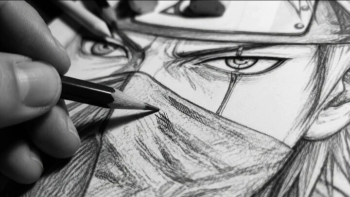 asmr anime drawing video
