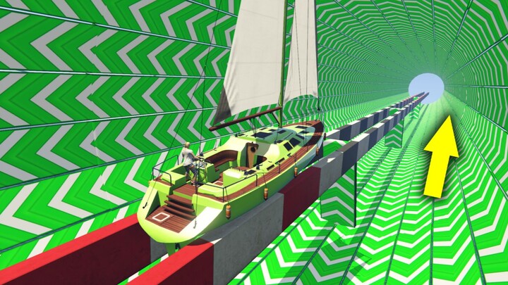 غير معقول! هل سبق لك أن رأيت نفقًا مصنوعًا من مئات أحزمة التسارع؟ هذه الخريطة لا تسلك المسار المعتاد