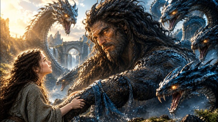 Typhon the Monster Tore Zeus Apart… But Medusa Loved Him Before the Gods bury him , 4k AI Short film