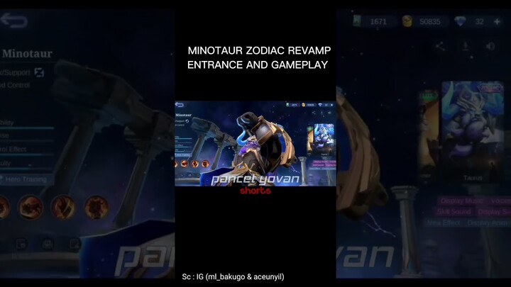 Upcoming revamp skin Minotaur Zodiac Taurus