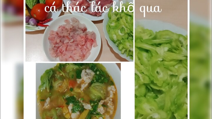 Bún cá thác lác khổ qua ngon đậm đà