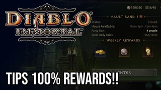 Immortals Di Raid The Vault Sudah Bukan Bots Lagi! Gimana Hadiahnya? - Diablo Immortal