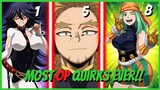 Top 10 Stupidly Overpowered Quirks in My Hero Academia