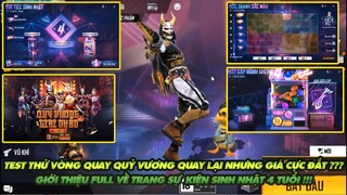 Free Fire|Vòng quay chế tác Quỷ vương trở lại nhưng tăng giá bản vẽ - Review trang sự kiện sinh nhật