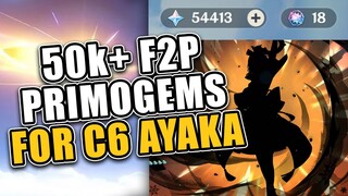 This F2P Player saved EVERYTHING for Ayaka and was BLESSED | Genshin Impact