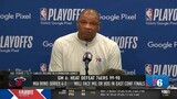 "We will investigate that performance by James Harden." - Doc Rivers on 76ers are eliminated by Heat