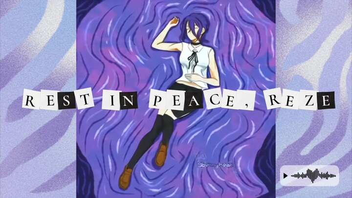 REST IN PEACE REZE 🕊️ I MENGGAMBAR REZE CHAINSAW MAN