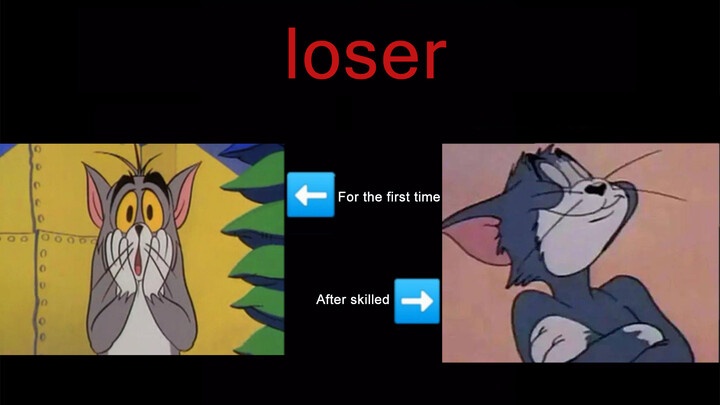 Funny contrast- When you sing LOSER for the first time