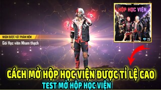 Test Mở Hộp Học Viện Được Tỉ Lệ Cao Săn Học Viên Nham Thạch || Free Fire