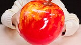 [DIY][ASMR]สไลม์แอปเปิ้ลยักษ์&ตุ๊กตาหิมะที่ทำจากกาวฟอง
