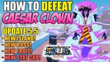 Best Method To Fight Caesar Clown Boss on Punk Hazard in A One Piece Game