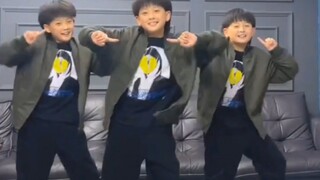 The triplets became famous for their handsome appearance, and the three of them dancing together are