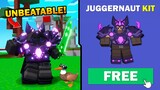 FREE* Juggernaut KIT Gamemode! in Roblox Bedwars...