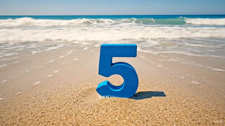 Beach Numbers (Veo)