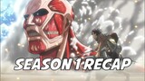 Attack On Titan Season 1 RECAP
