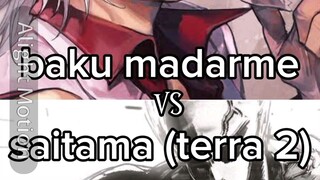 Baku madarame vs saitama terra 2 (IQ BATTLE) inspired by @CAPEDITZ