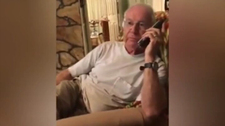 This grandpa’s voice is just too adorable!