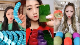 [ASMR] THÁNH ĂN ĐÁ| Ăn Đá lạnh, chocola đông lạnh đa màu sắc| Ice Eating MUKBANG SATİSFYİNG#4