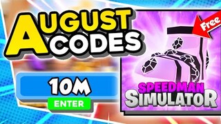 New "10M Update Working Codes 2021 in Roblox Speedman Simulator